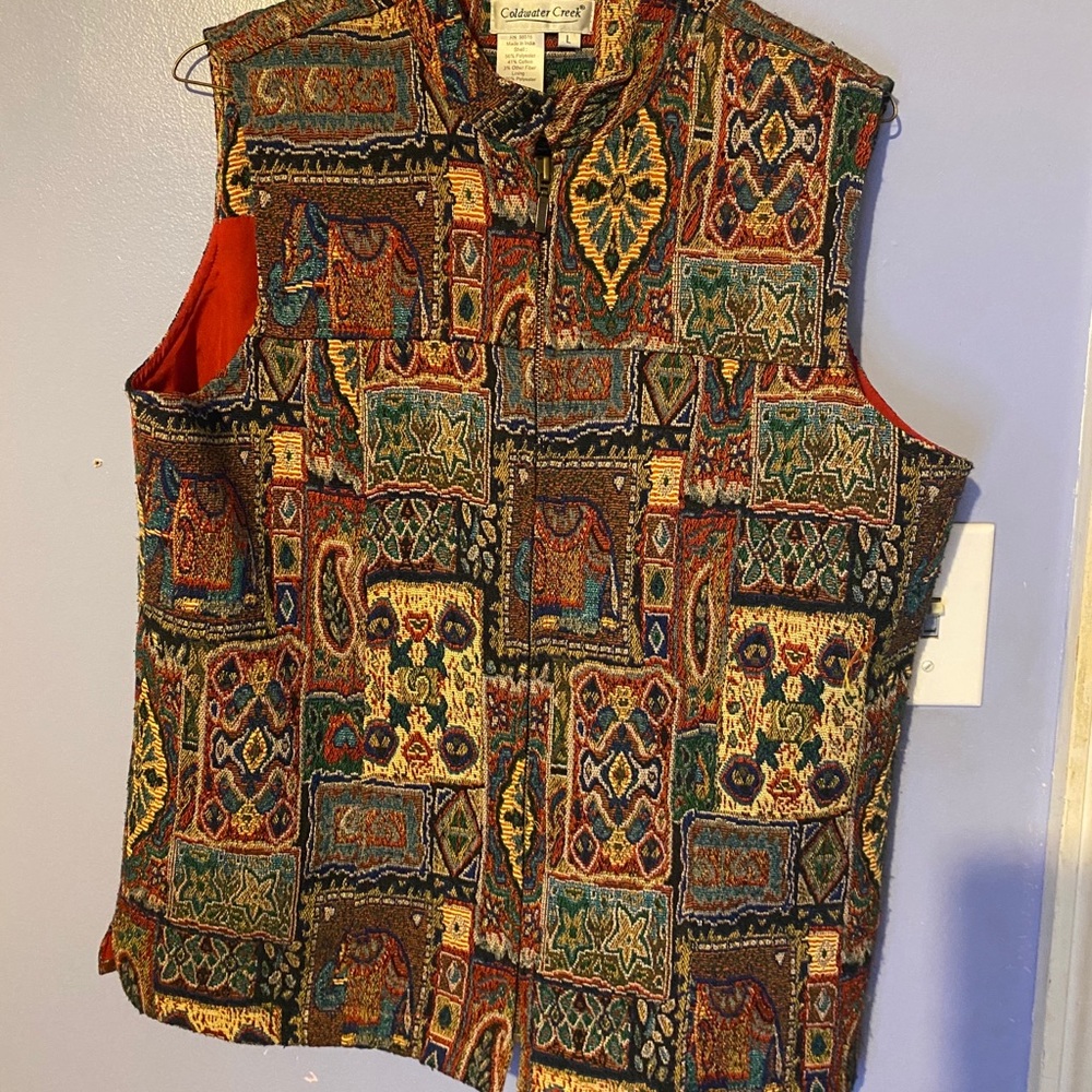 Cold Water Creek Aztec Vest